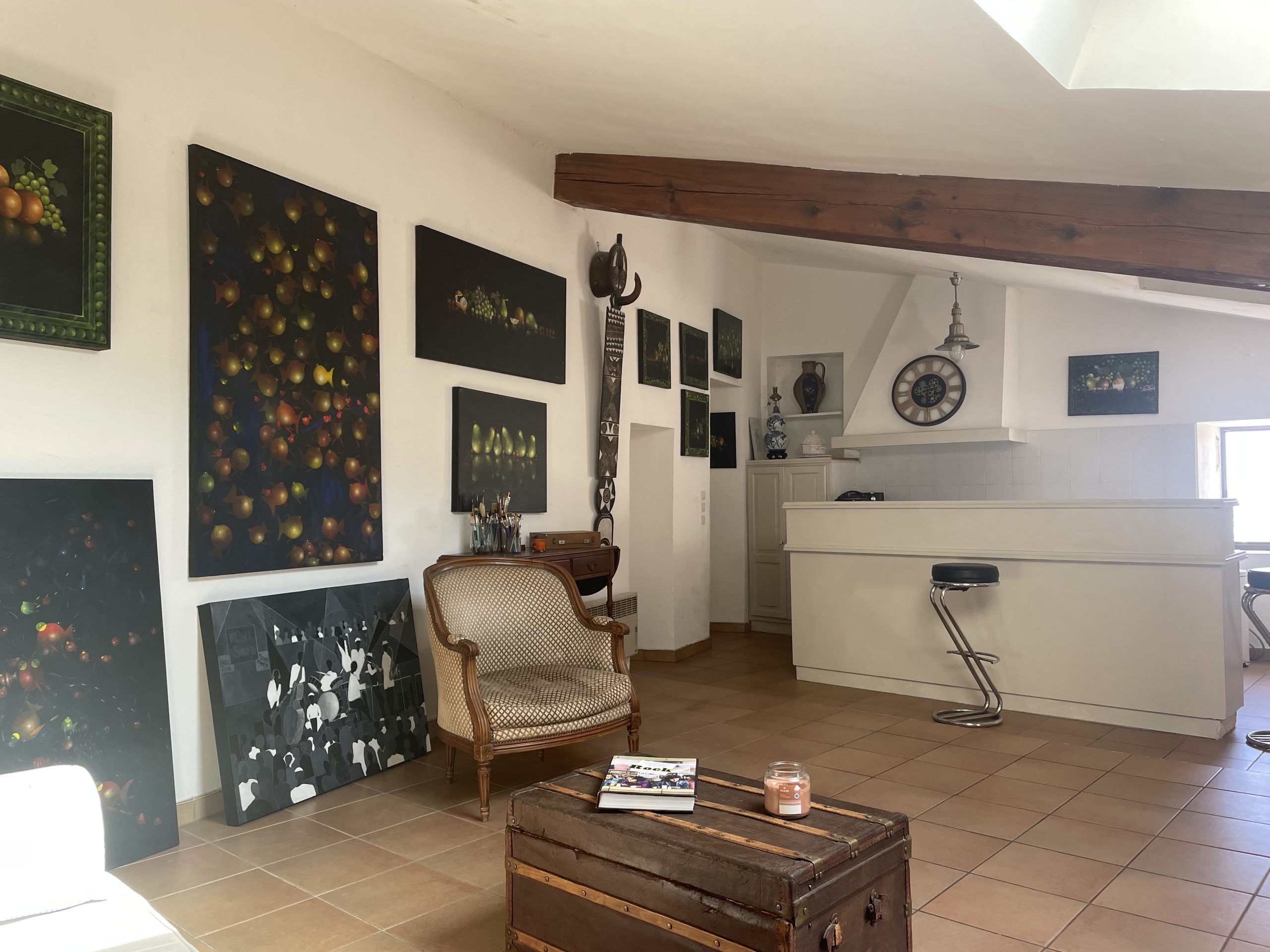 Hyères médiéval,Hyères quartier chic,Hyères les palmiers,Appartement d&rsquo;artiste